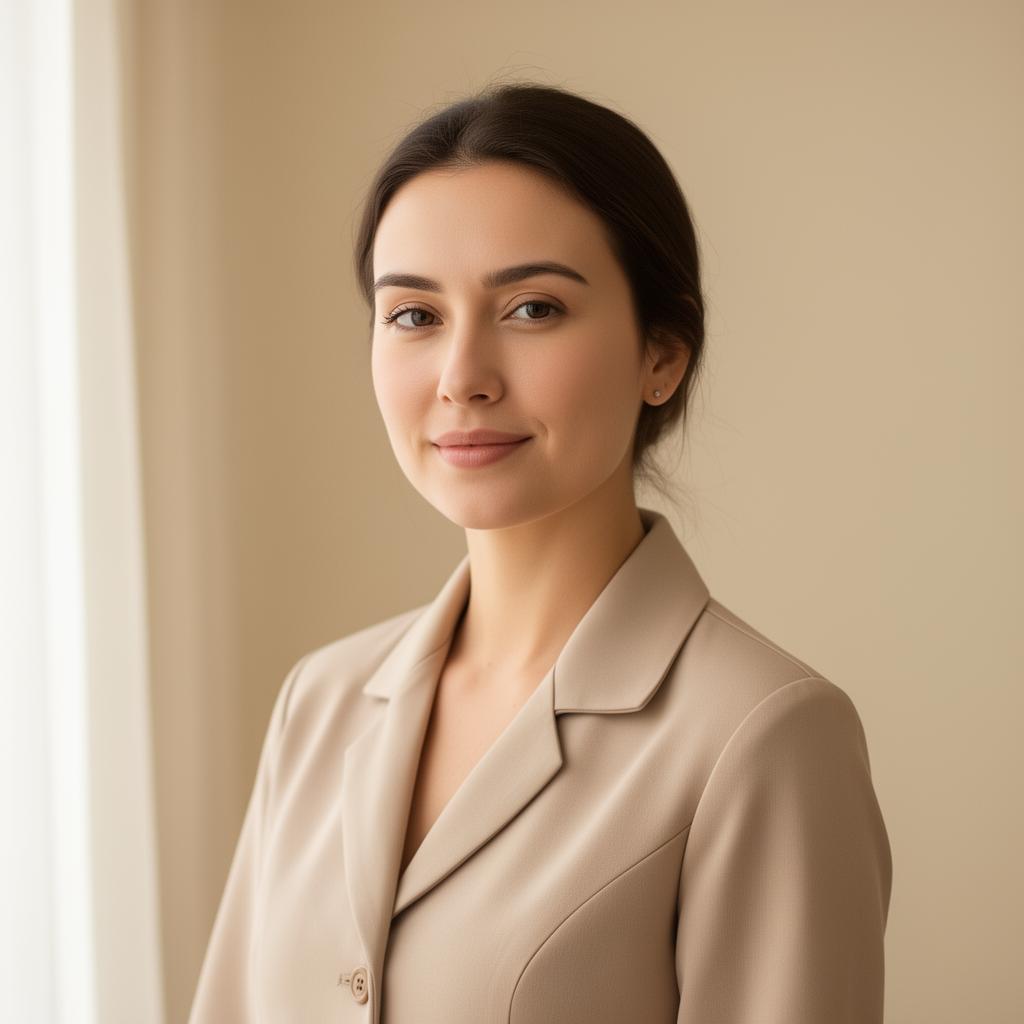 Portrait of Tilly Rose, founder and skincare specialist at Nuerra.